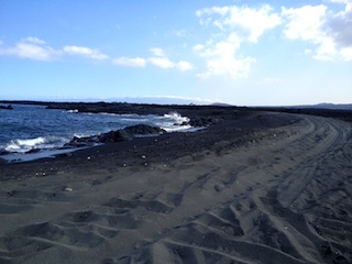 Beach Sand From Makolea, Hawaii (Big Island), Hawaii