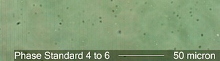 40X 0.65 NA Phase Contrast Image of Phase Contrast Test Slide