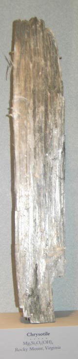 Chrysotile Asbestos Ore