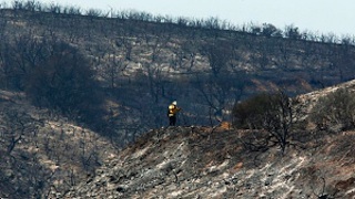 California Chaparral Fire