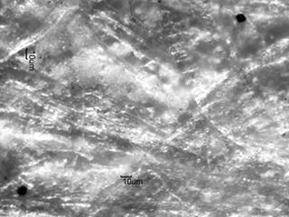 Surface of Carbonless Copy Paper