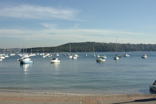Manly Beach Inside Sydney Harbor, Australia