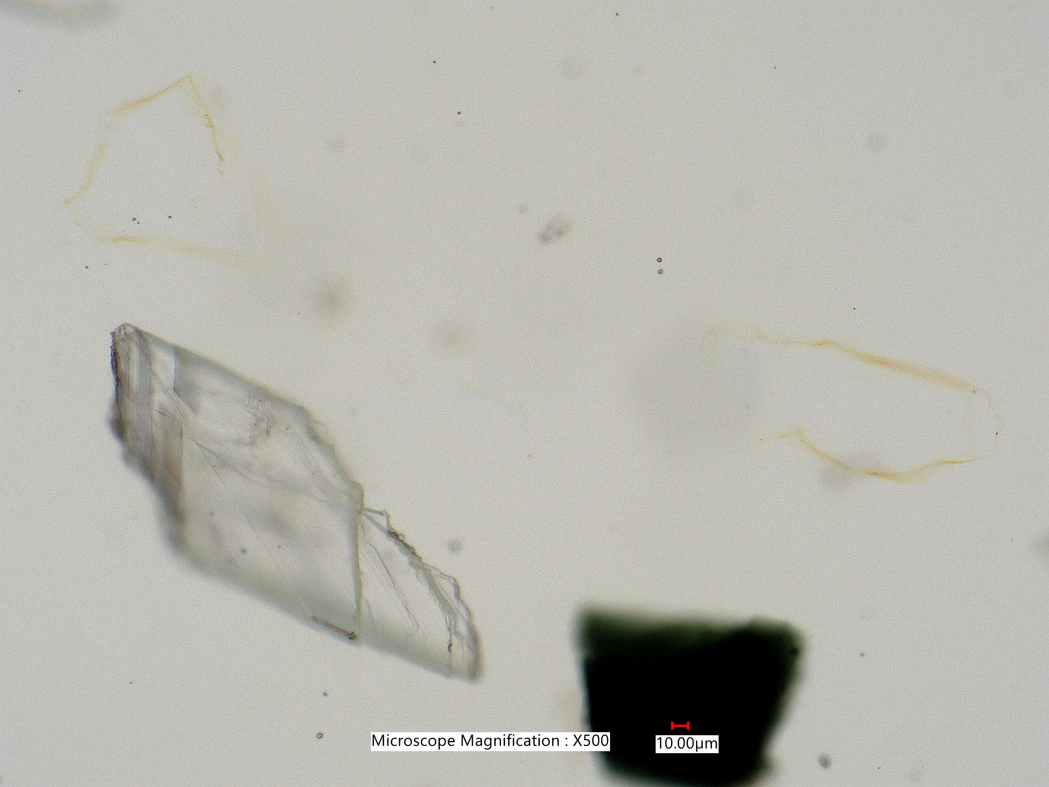 Calcite and Optical Glass Standards