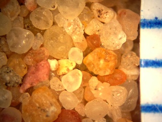 Sand, Pedernales River, Texas
