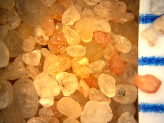Sand, Pedernales River, Texas