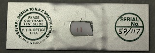 Phase Contrast Test Slide