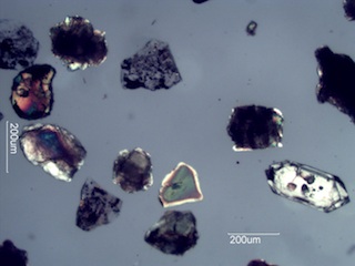 Sand from Pinnacles State Park, Washington