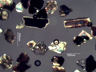 Sand from Pinnacles State Park, Washington