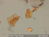Isotropic and Polycrystalline Rust Flakes