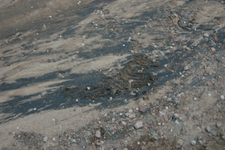 Santa Fe Arroyo Black Sand
