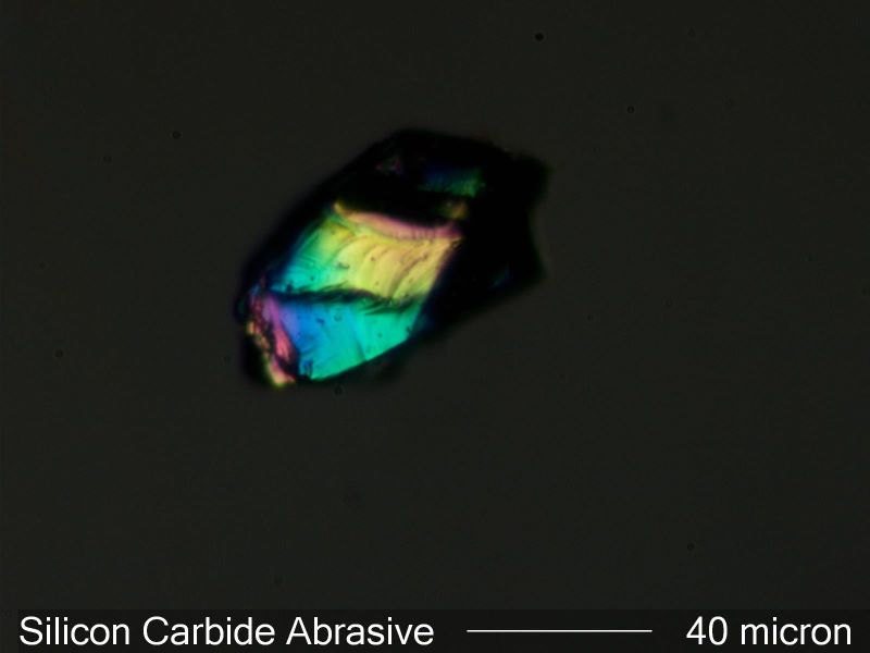 Silicon Carbide Abrasive Under the Microscope