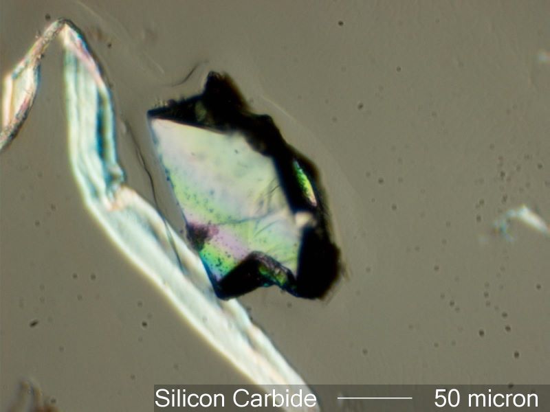 Silicon Carbide Abrasive Under the Microscope
