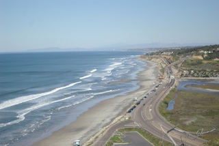 Beach at Torry Pines, California