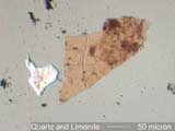 Quartz Filler and Limonite